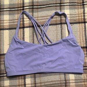 Lavender Strappy Sports Bra